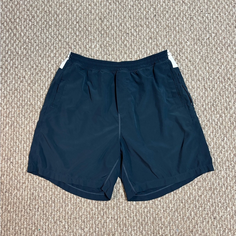 Birddogs Navy Blue Casual Athletic Gym Shorts